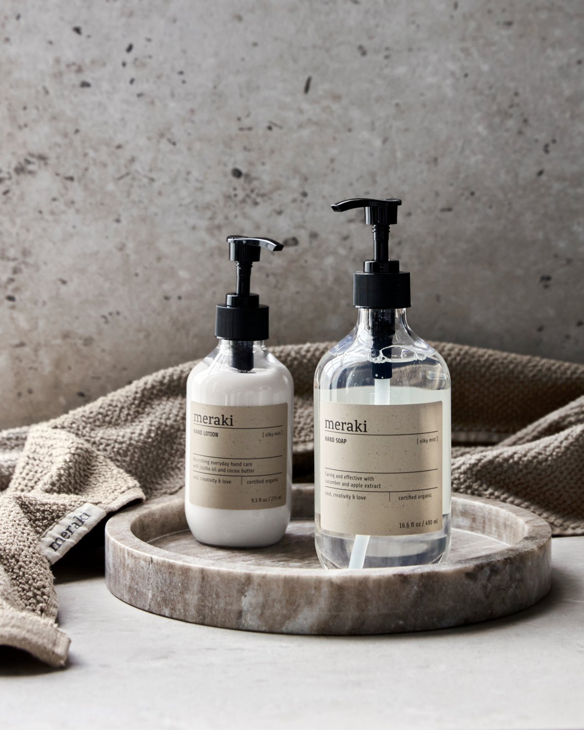 Hand soap, Silky mist 490 ml.