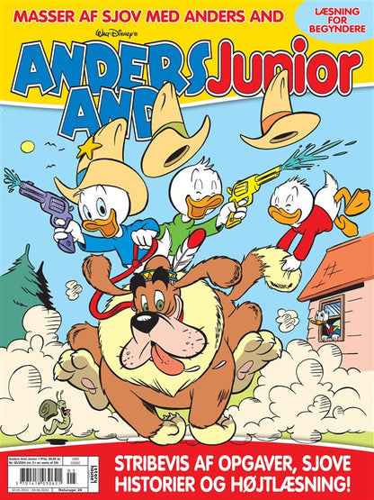 Disney bogen "5 minutter i godnat" & 12 numre af Anders And Junior