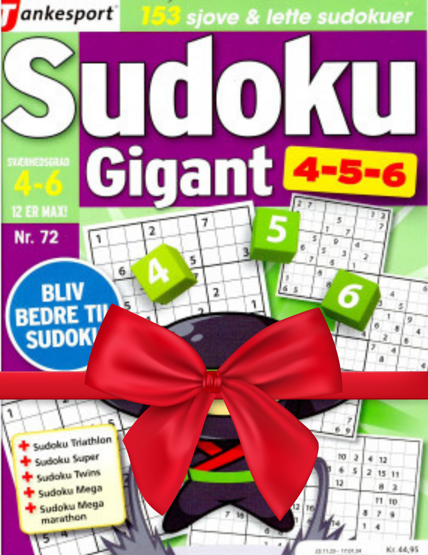 Sudoku Gigant 4-5-6 - Julegave