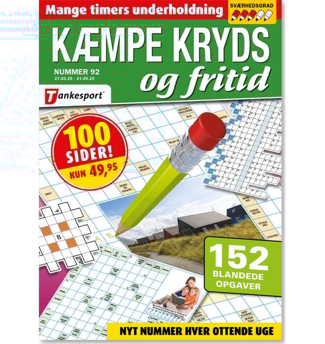 Kæmpe Kryds og Fritid - abonnement