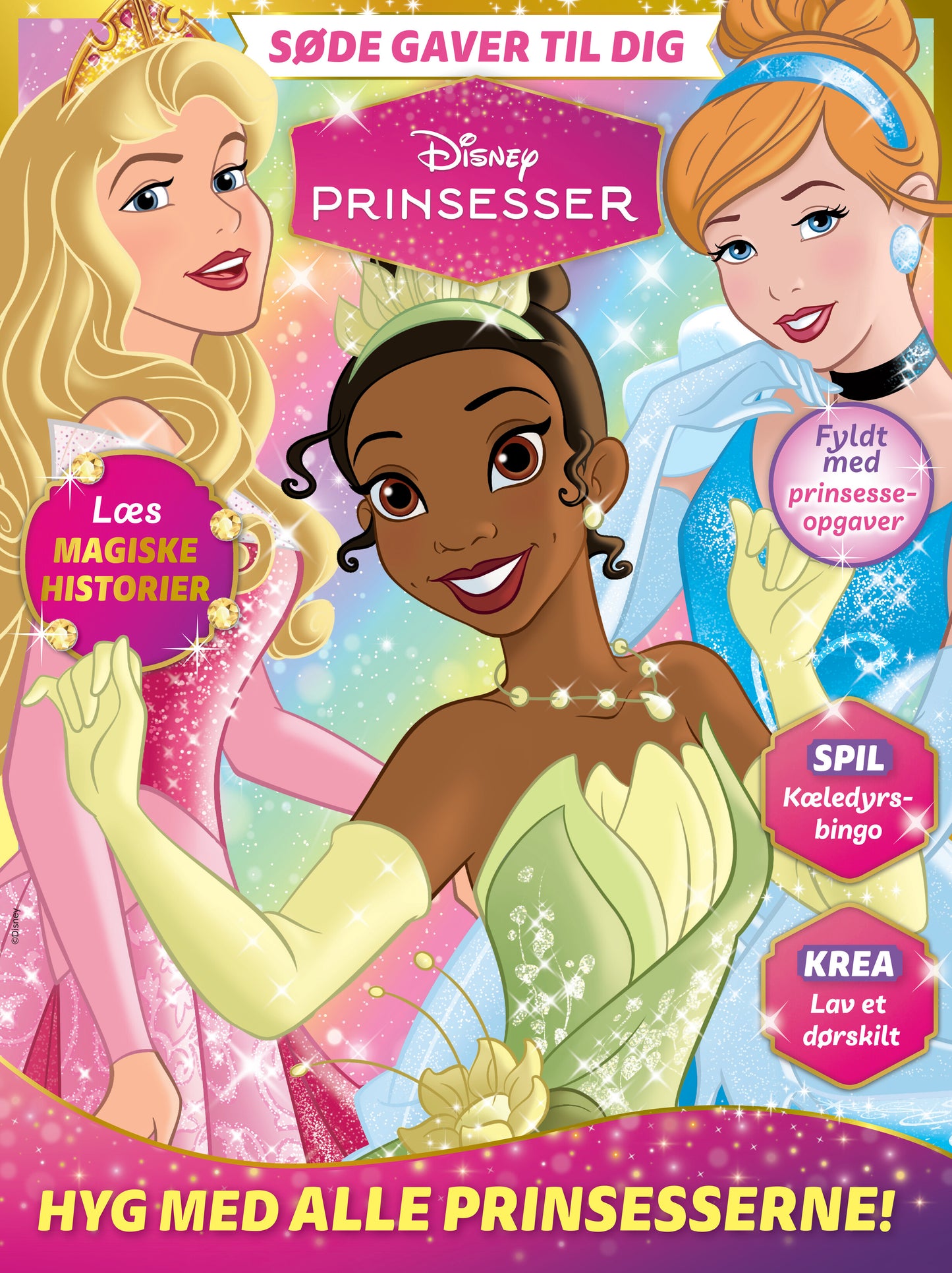 Bog Fem minutter i godnat - Disney Prinsesser & 6 nr. af Prinsesser