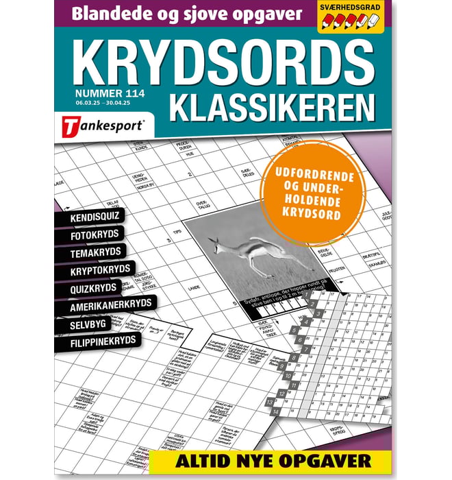 Krydsordsklassikeren - abonnement