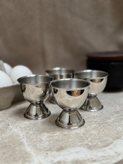 Æggebæger, rustfrit stål