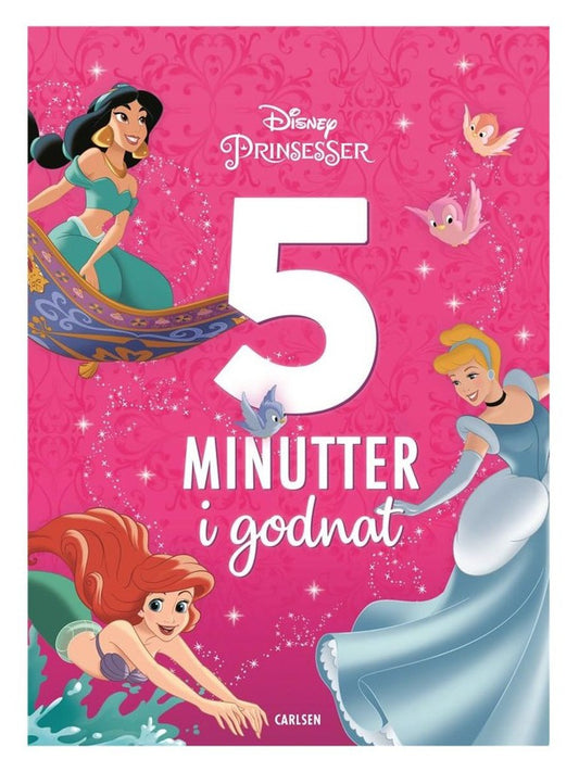 Bog Fem minutter i godnat - Disney Prinsesser & 6 nr. af Prinsesser