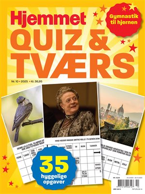 Hjemmet QUIZ&TVÆRS - Julegave