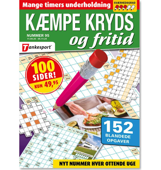 Kæmpe Kryds og Fritid - abonnement