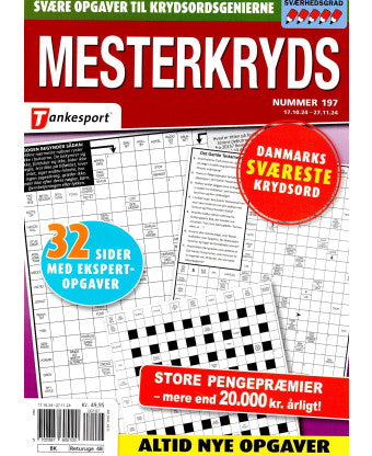 Mesterkryds - styksalg