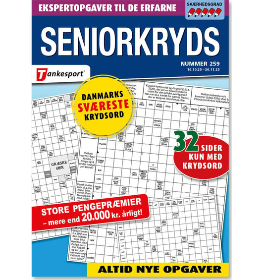 Seniorkryds - abonnement