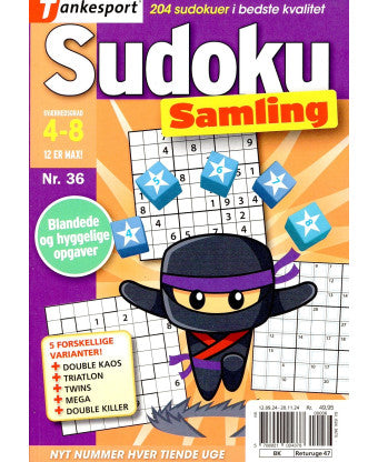 Sudoku Samling - Giv som gave