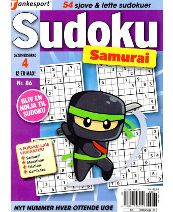 Sudoku Samurai - Giv som gave