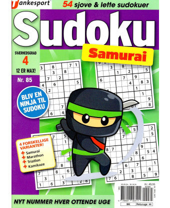 Sudoku Samurai - styksalg